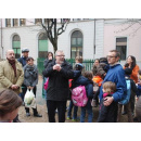 Immagine: A scuola camminando, festa-biciclettata con l'Assessore Ronco alla Leone Fontana di Torino