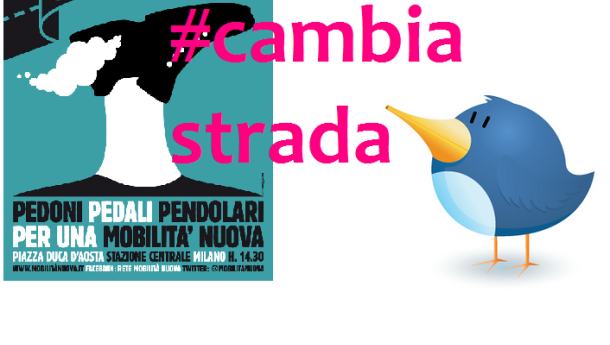Immagine: #cambiastrada: la mobilità nuova su twitter