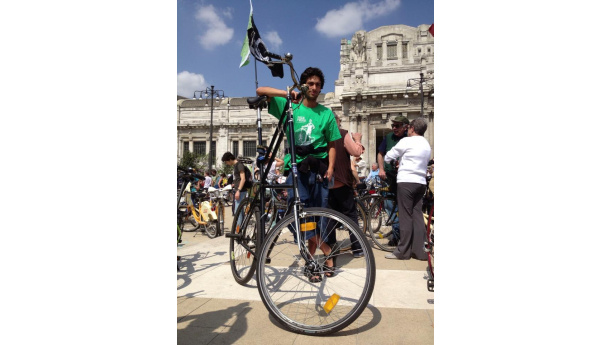 Immagine: Mobilità Nuova: raduno e partenza dalla Stazione Centrale | Video