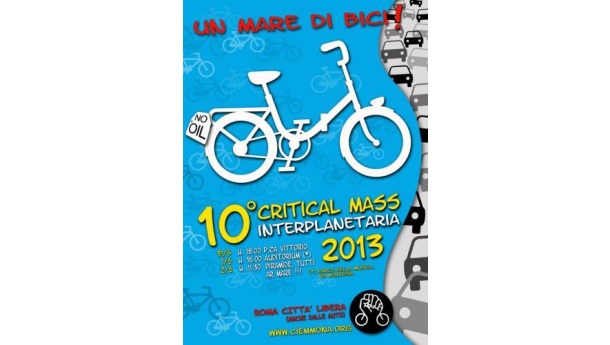 Immagine: Arriva la Ciemmona, raduno 'intergalattico' di biciclette a Roma