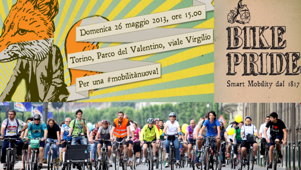 Immagine: Torino, il Bike Pride è tornato: appuntamento domenica 26 maggio al Valentino
