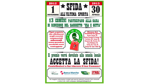 Immagine: Sfida all'ultima sporta: 20.000 euro di premio al comune veneto di Rubano