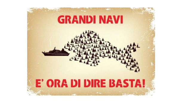 Immagine: Comitato No grandi Navi: 7-8-9 giugno mobilitazione a Venezia