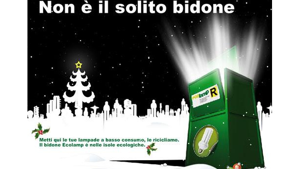 Immagine: Ecolamp-AMSA, “porta a porta” scuole-supermercati per le lampade a basso consumo esauste