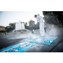 Immagine: Il Festival MITO si promuove con i graffiti 