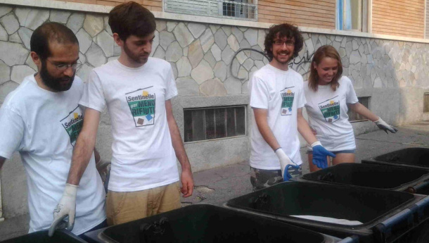 Immagine: Trash mob delle Sentinelle dei rifiuti nella Circoscrizione 7, intervista al coordinatore all'Ambiente Michele Berghelli