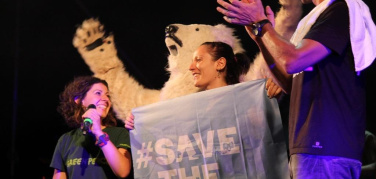 Greenpeace a Villa Ada per salvare l'Artico