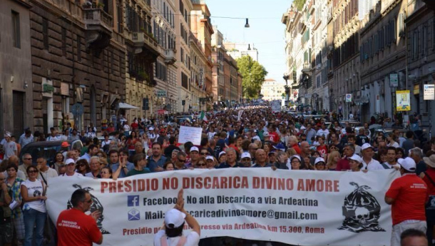 Immagine: No Discarica Divino Amore: protesta al Ministero dell'Ambiente il 27 settembre