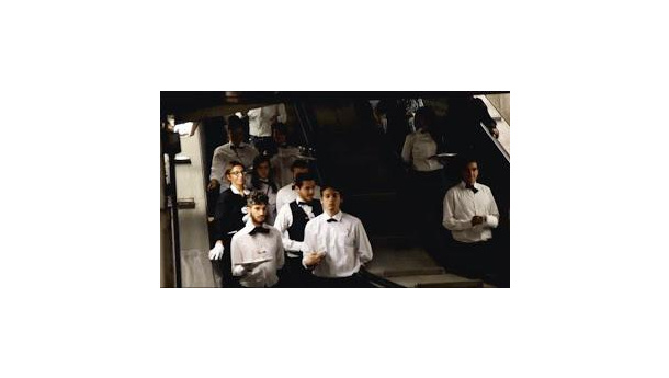 Immagine: Incursione di lusso: camerieri in Metro A