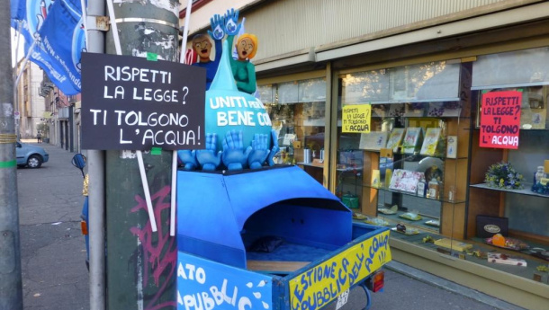 Immagine: Torino, il Comitato Acqua Pubblica: 