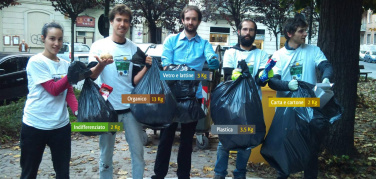 Torino, i risultati del secondo Trash mob delle Sentinelle dei rifiuti in largo Montebello | Video