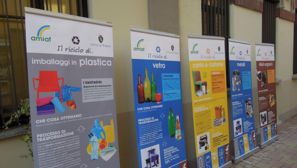 Immagine: Torino, la raccolta differenziata porta a porta arriva alla Crocetta