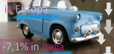 Automobili ancora in calo in tutta Europa: in Italia - 7,1% rispetto al 2012