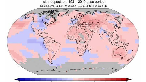 Immagine: Il 2013 è stato il quarto anno più caldo di sempre