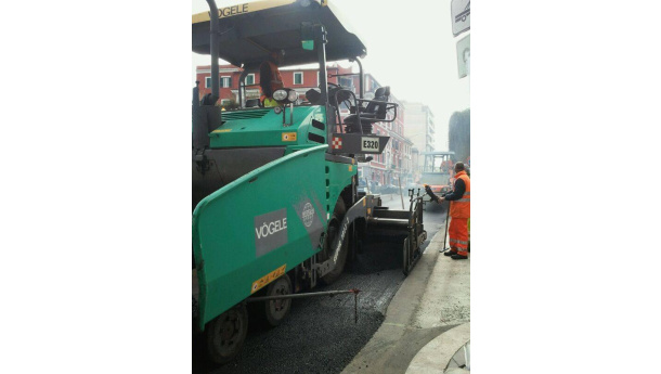 Immagine: Eco-asfalto per Torpignattara a Roma: nuova vita ai vecchi pneumatici