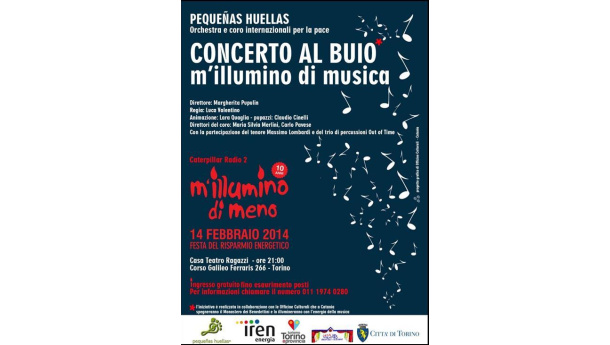 Immagine: Torino, alla Casa Teatro Ragazzi un concerto al buio per M'illumino di Meno