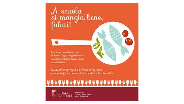 Immagine: Le mense romane aumentano qualità e attenzione per l'ambiente