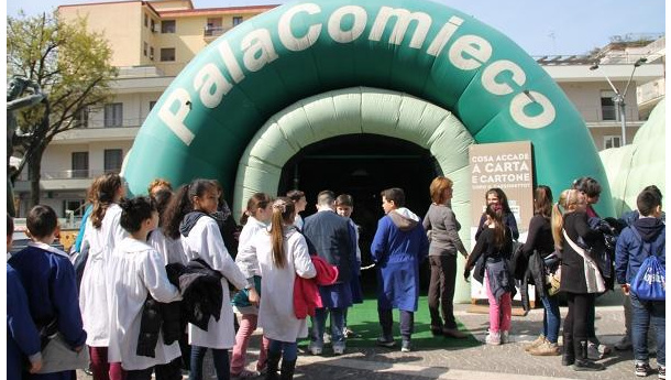 Immagine: Raccolta differenziata: il PalaComieco parte da Pomigliano d'Arco, in provincia di Napoli