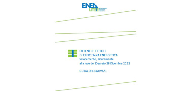 Certificati Bianchi, l'ENEA pubblica la nuova guida