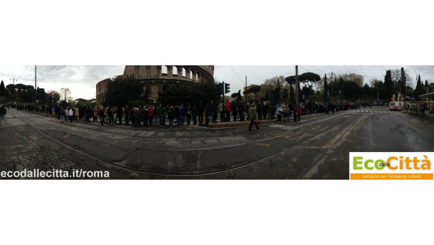 Immagine: Obama a Roma: città bloccata ma pulita