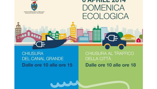 Immagine: Venezia, Padova e Treviso: il 6 aprile navi e auto ferme per la domenica ecologica