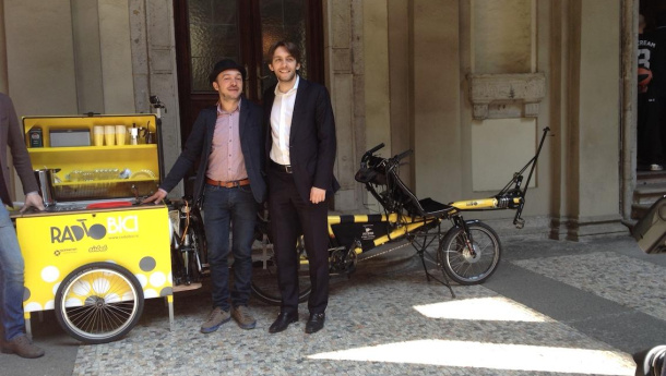 Immagine: Al via Radiobici 2014, terza edizione con la prima cucina a pedali