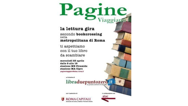 Immagine: Con “Pagine Viaggianti” il bookcrossing a Roma è anche in metropolitana