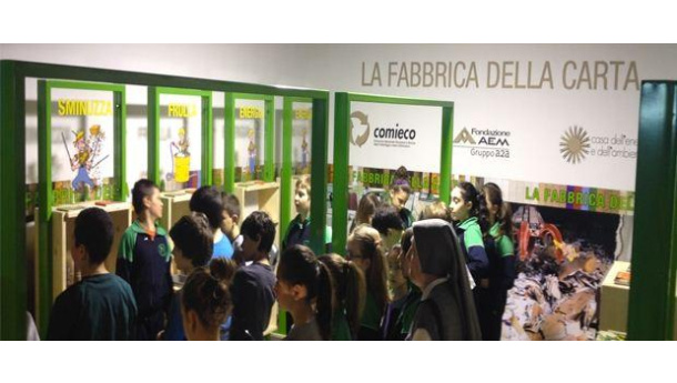 Immagine: Riciclo della carta: con Comieco e a2a un laboratorio permanente a Milano