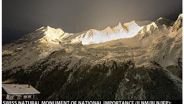 Immagine: Inquinamento luminoso sulle Alpi: una petizione di Dark-Sky Svizzera