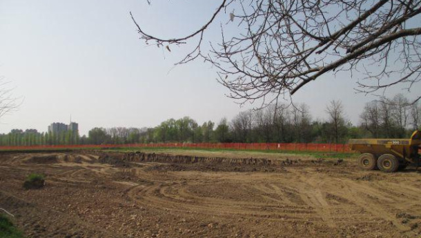 Immagine: Parco Nord: si scava per un nuovo lago da 2 ettari