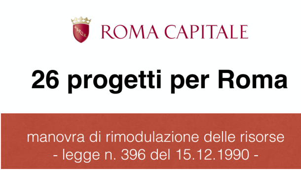 Immagine: Roma, 38 milioni per 26 progetti su decoro, mobilità e beni culturali