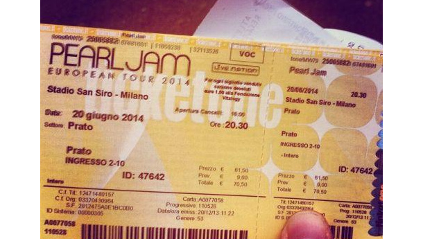 Immagine: Pearl Jam a San Siro: nel biglietto il codice per un giornaliero ATM