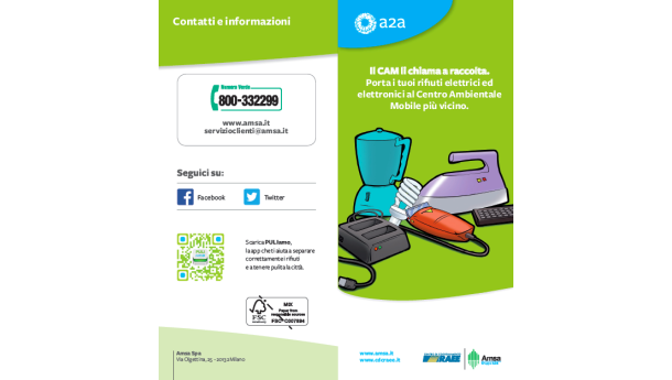 Immagine: Rifiuti elettrici ed elettronici: il CAM (Centro Ambientale Mobile) li chiama a raccolta