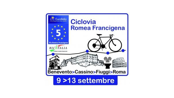 Immagine: Bicistaffetta 2014. La ciclovia Romea Francigena da Benevento a Roma
