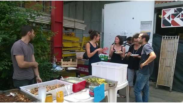 Immagine: Com'è andato il pranzo di recupero al Bunker di Torino