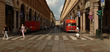 Traffic senza traffic(o) nel centro di Torino