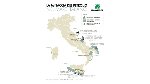 Immagine: Legambiente: 29mila kmq di aree marine minacciate