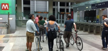 Bici sulla metro, la sperimentazione piace ai torinesi