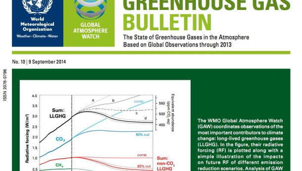 Immagine: Gas serra, record globale nel 2013. I nuovi dati dell'Organizzazione meteorologica mondiale