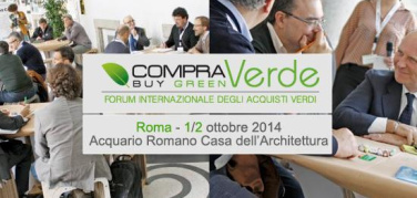 CompraVerde-BuyGreen, il forum degli acquisti verdi a ottobre a Roma