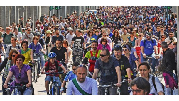 Immagine: La città delle bici “Vogliamo diritti e nuovi spazi”