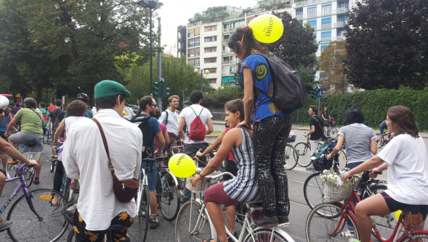Immagine: Torino, successo dell'edizione 2014 del Bike Pride. Ma quanti erano i partecipanti? Foto e interviste