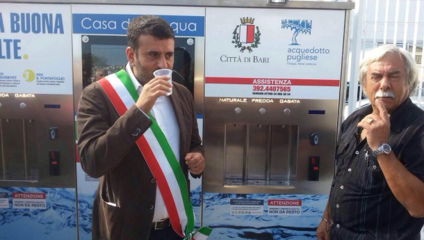 Immagine: Bari, in funzione la prima casa dell'acqua nel quartiere Japigia