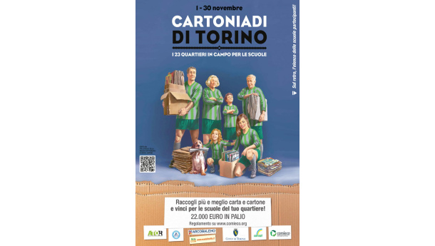 Immagine: Cartoniadi di Torino, il battesimo ufficiale in comune