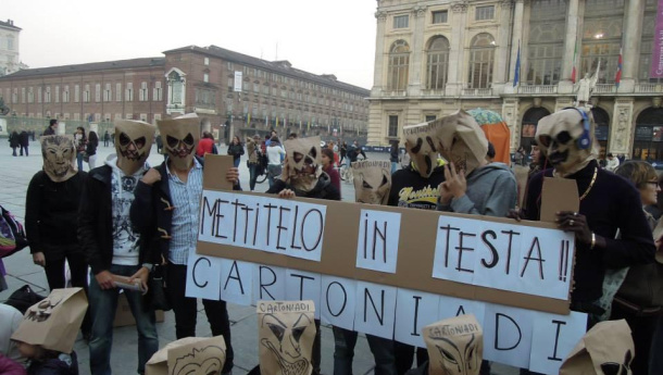 Immagine: Torino, inaugurate le Cartoniadi nel 