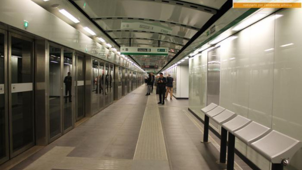 Immagine: Metro C di Roma, 12.000 passaggi ai tornelli nella prima giornata di esercizio