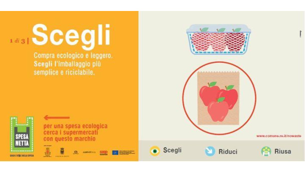 Immagine: Riduzione dei rifiuti alla fonte, Trento e Reggio Emilia ci hanno provato con la GDO e il progetto NO.WA (No Waste)
