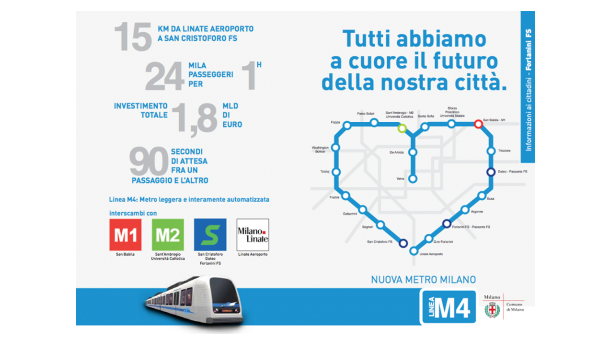 Immagine: Metro linea 4, la Giunta approva la delibera per proseguire l'opera