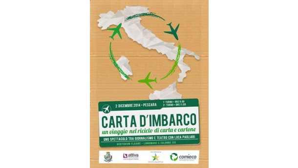 Immagine: Comieco, lo spettacolo “Carta d’Imbarco” a Pescara