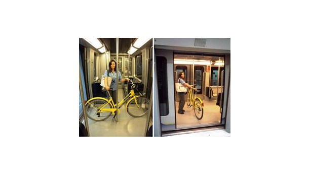 Immagine: Torino, conclusa la sperimentazione delle bici sul metrò. Lubatti: 